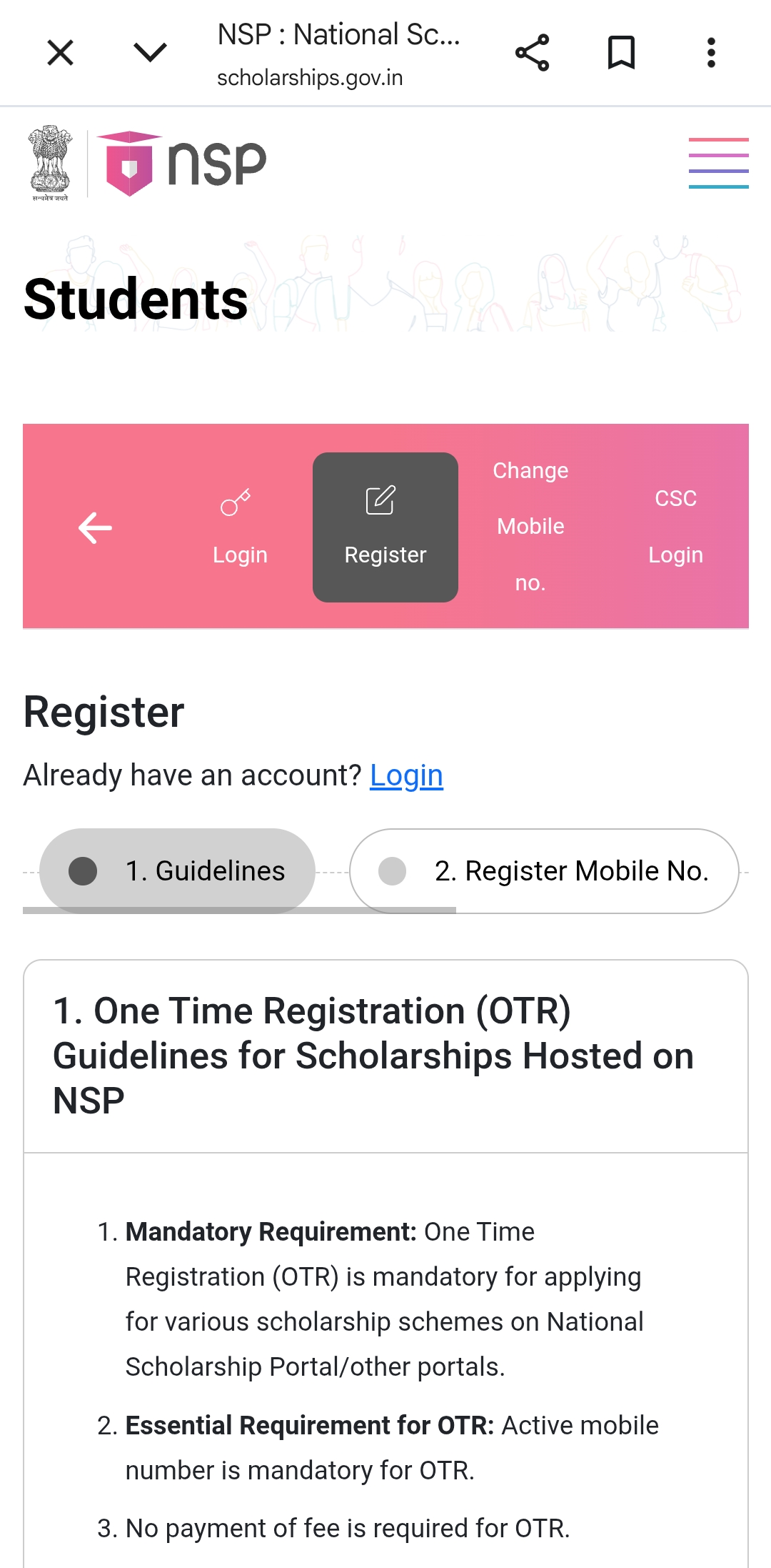 NSP Scholarship Apply Online 2026: Registration, Eligibility, Documents & Apply Process