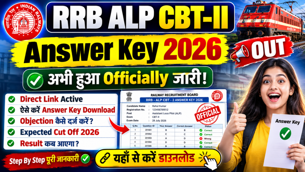 RRB ALP CBT-II Answer Key 2026